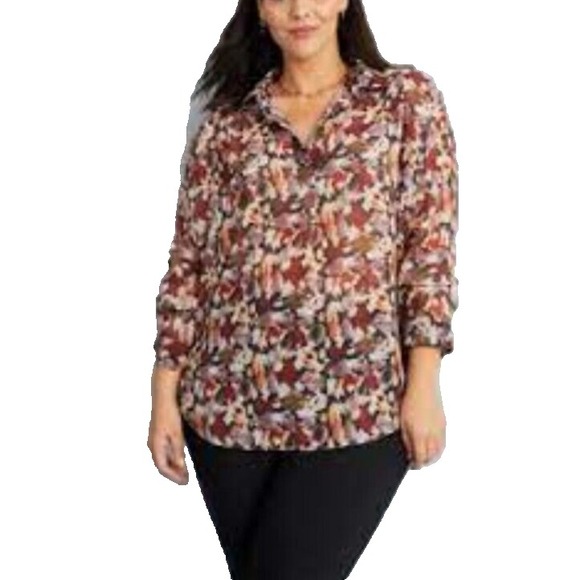 EUC Huge Lot Women' Cloth Tops, Dresses, Blouses Wholesale Resell 10 pic Size 1X - Picture 14 of 16